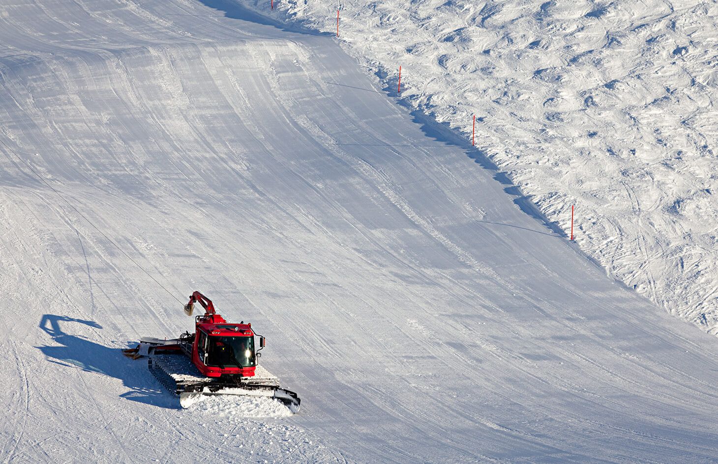 Nettoyage d'infrastructures dans des stations de ski